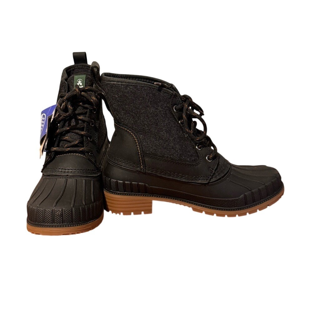 Kamik Sienna Mid Winter Boots Womens 7 Black New Waterproof Insulated Duck Boots